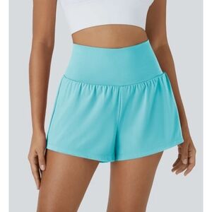 HALARA Women's Light Blue Athletic Shorts